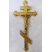 Крест с распятием металлизированный